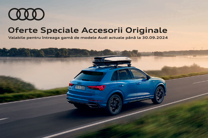 Oferta Accesorii Originale Primavara-Vara Audi